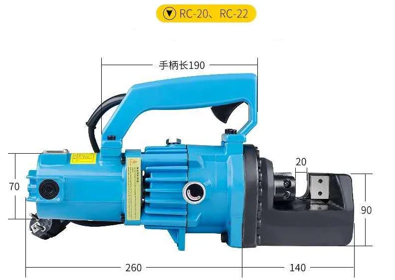 220v 110v cut 16mm 25mm rebar hydraulic electric rebar cutter