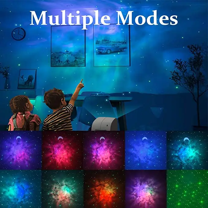 Star Projector Night Light, 3-in-1 Galaxy Projector, Star Light Projector for Kids 16 Customized Nebula Effects Music Lamp