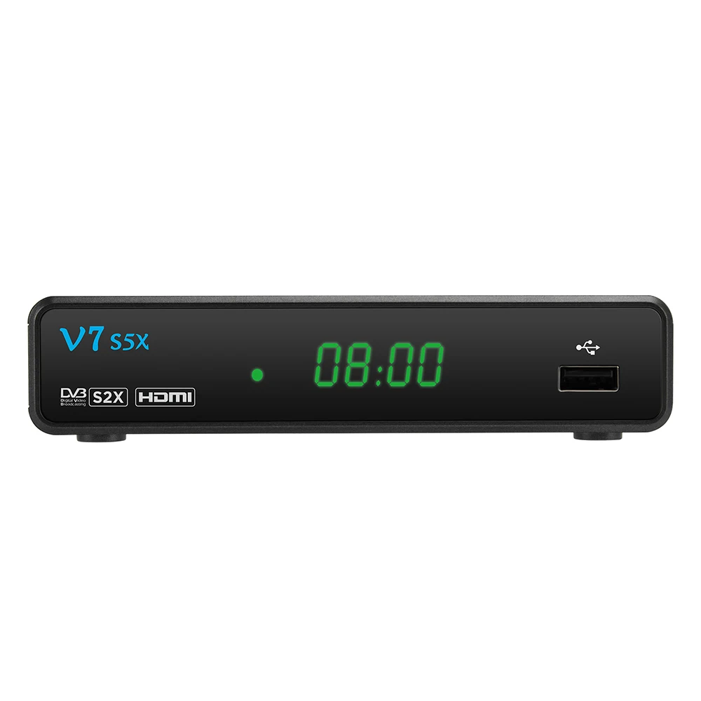 GTMEDIA V7S5X satellite receiver DVB S2X Decoder FTA Auto B iss Power Vu Satellite TV