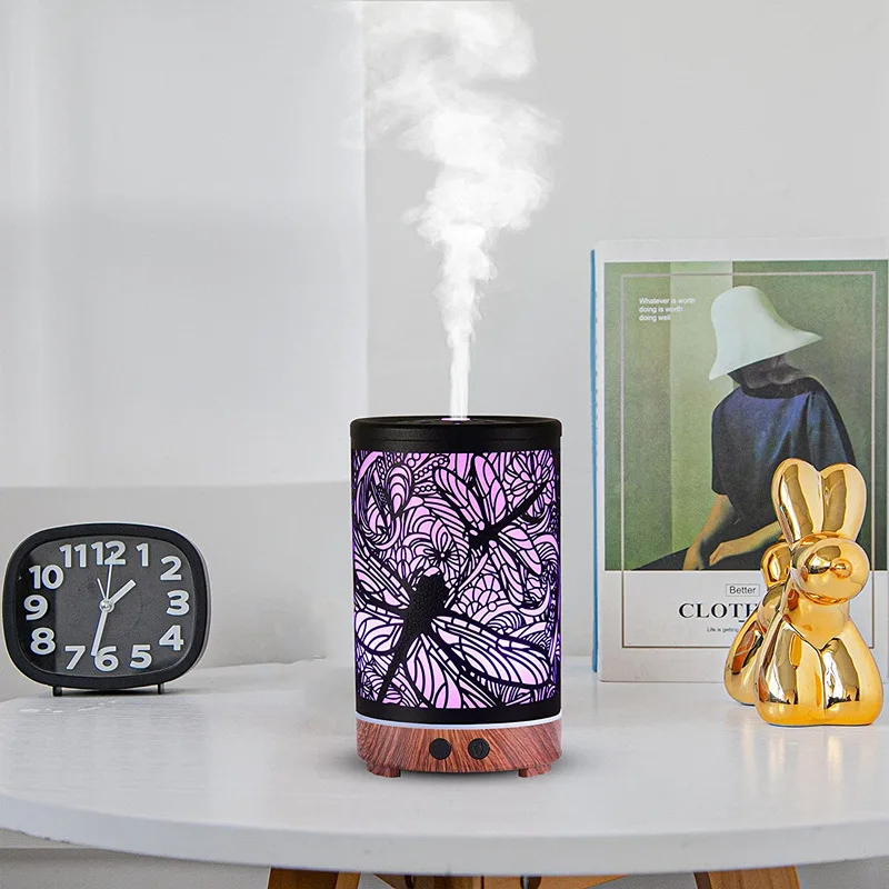 150ml forest  Metal Air Humidifiers Essential Oil Aroma Diffusers machine