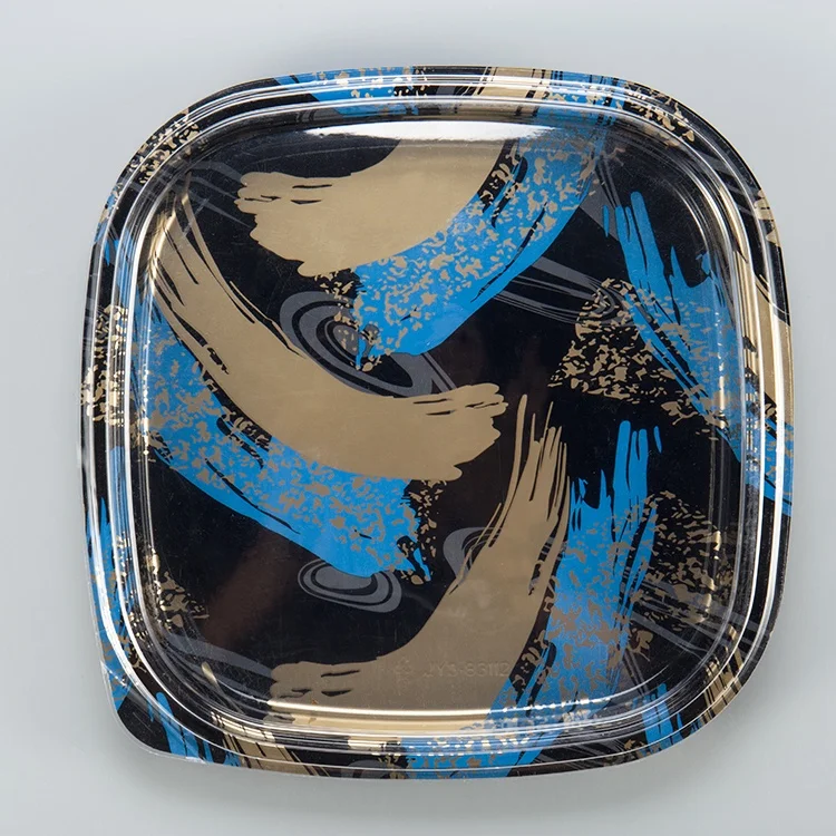 LOKYO коробка для еды на вынос, суши, Квадратный пластиковый одноразовый поднос для суши