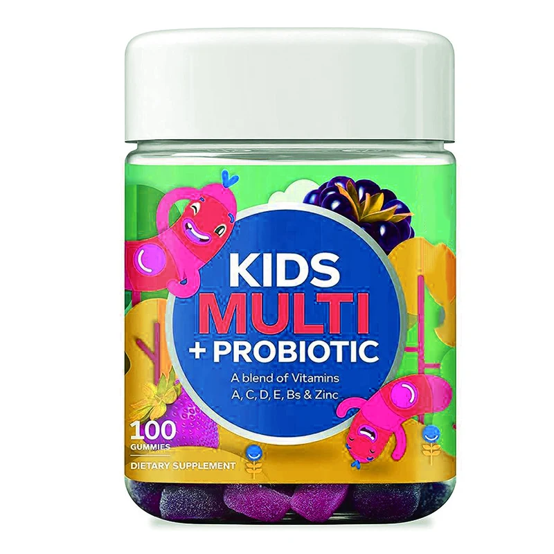 Private Label Multivitamin Gummies for Adults and Kids with Vitamin A C D3 E B6 B12 Biotin and Zinc with No High Fructose Corn