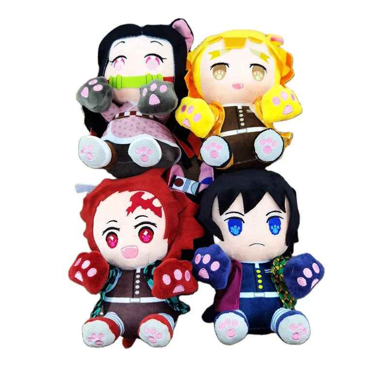 Оптовая продажа новейшие куклы аниме Kimetsu No Yaiba мягкие плюшевые игрушки для убийцы демонов в подарок