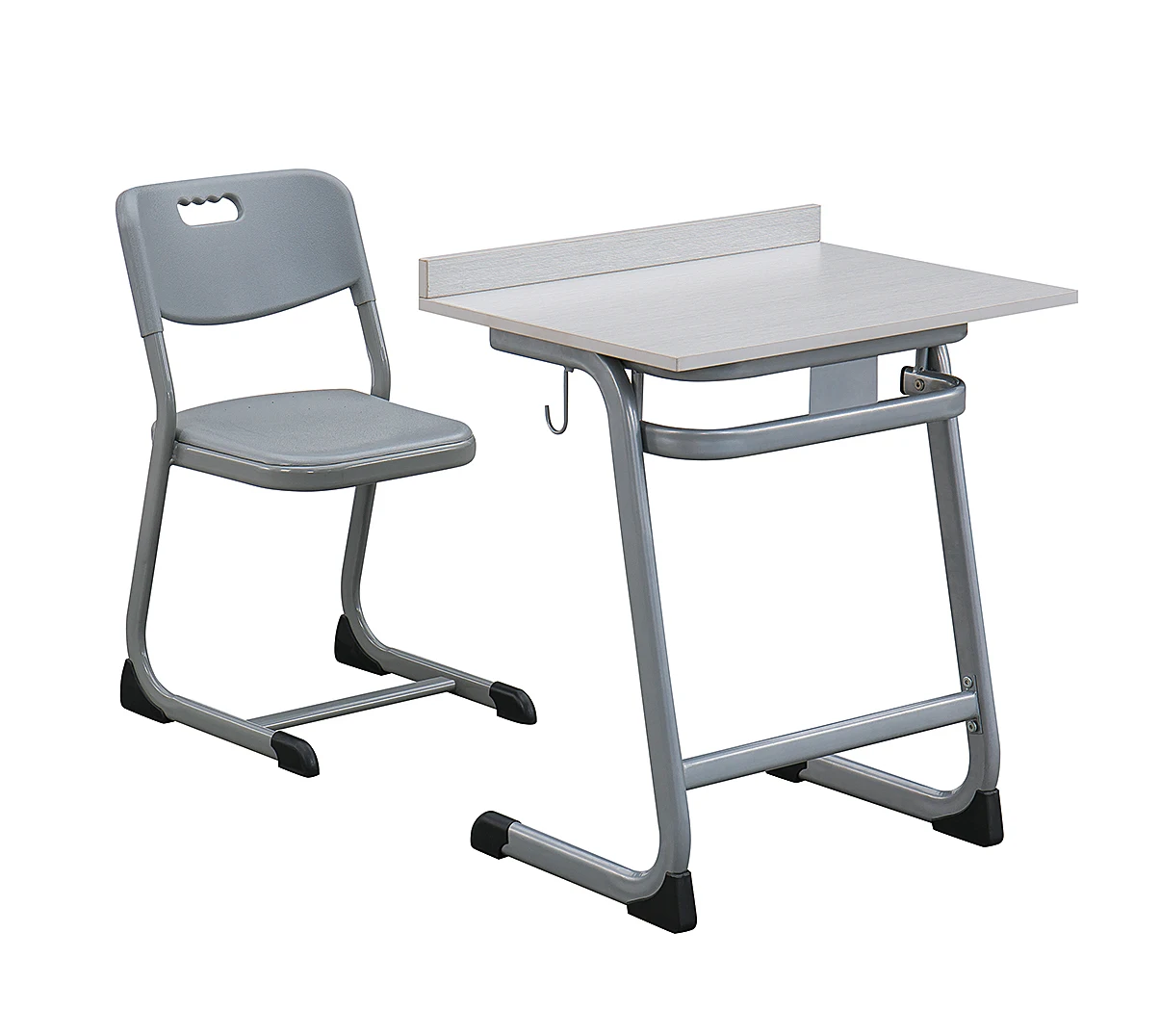 New Popular School Classroom Furniture Single Student Painting Desk Height Adjustable MDF Table Desk And Plastic Chair