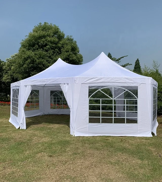 Luxury metal marquee event tent for wedding