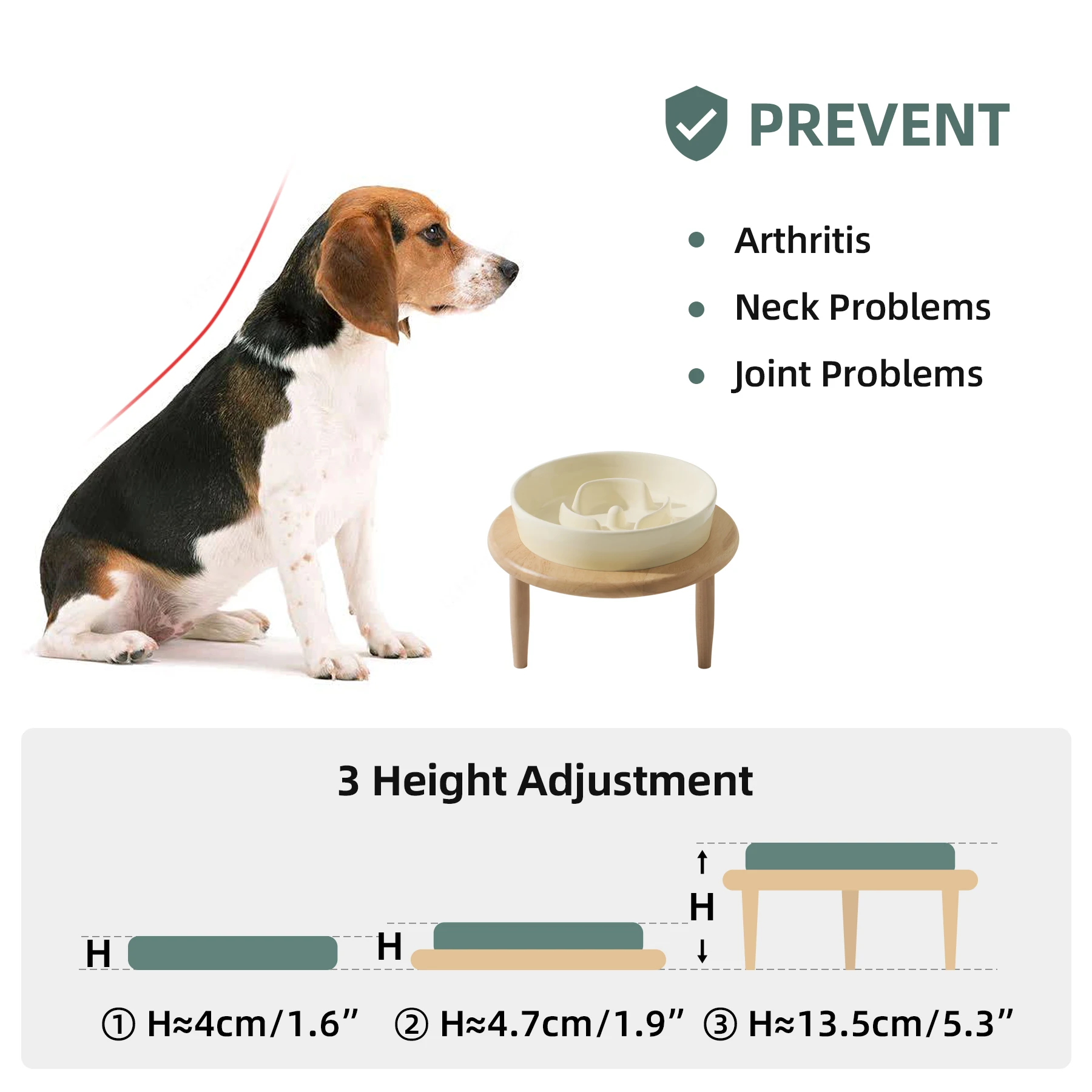 2024 New Anti-Slip Special Design Ceramic Slow Feeder Pot Dog Bowls Dog Cat Slow Feeder Ceramic Bowl with Stand