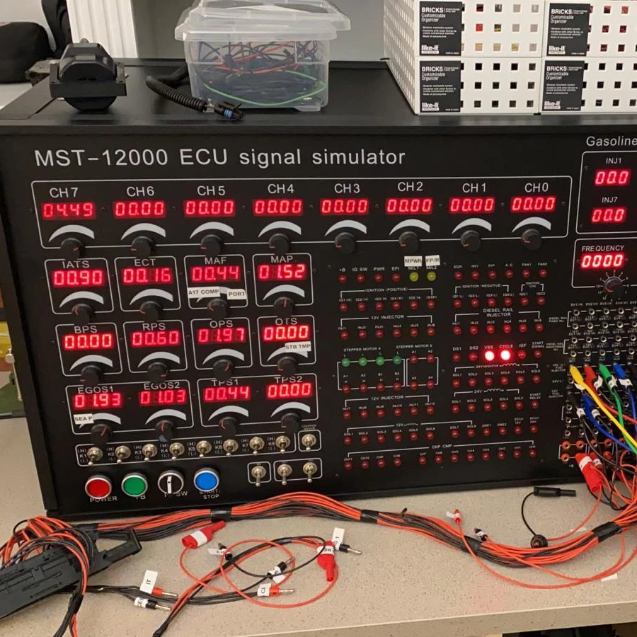 MST-12000 for diesel and gasoline Universal Automotive Crankshaft signal editing Test Platform and ECU Signal tester Simulator