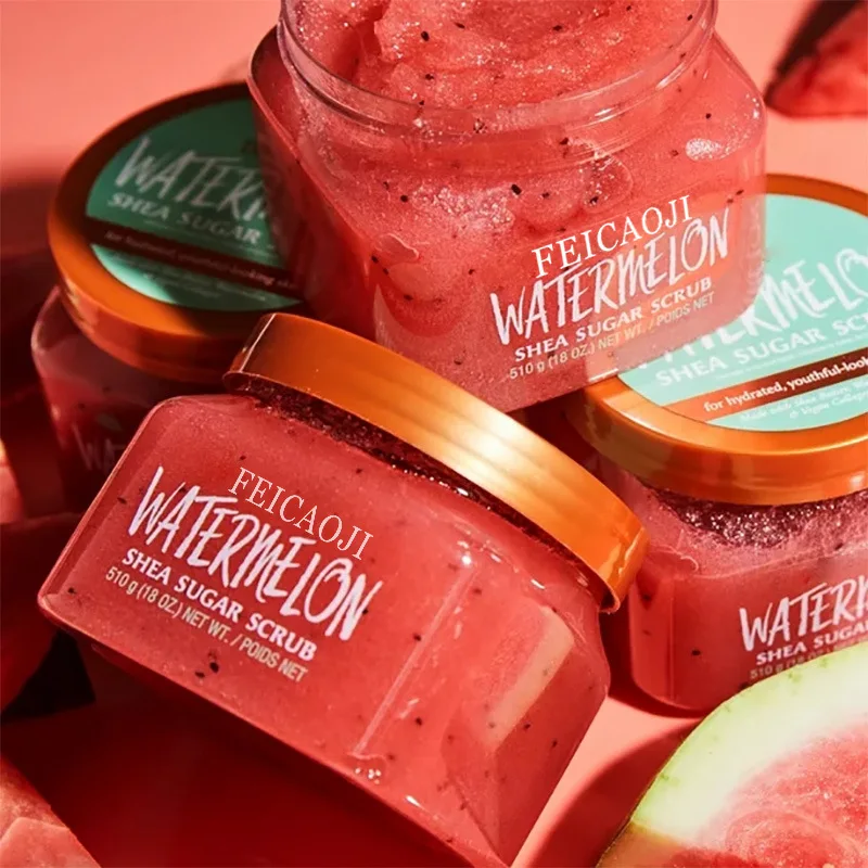 Hot Sale High Quality Manufacturer Wholesale Sea Salt Fruit Organic Exfoliant Whitening  Body Scrub cream