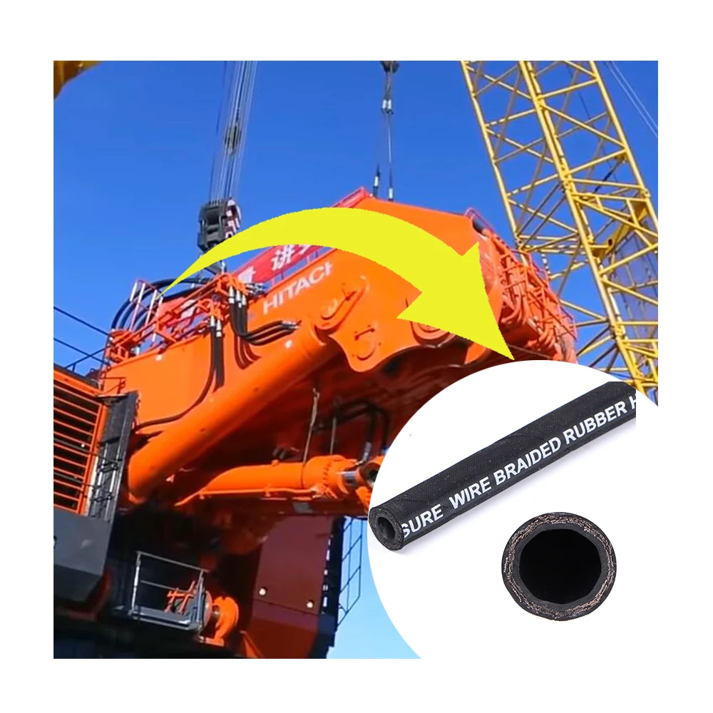 Знаменитый бренд, превосходный Классический гибкий резиновый шланг для экскаватора