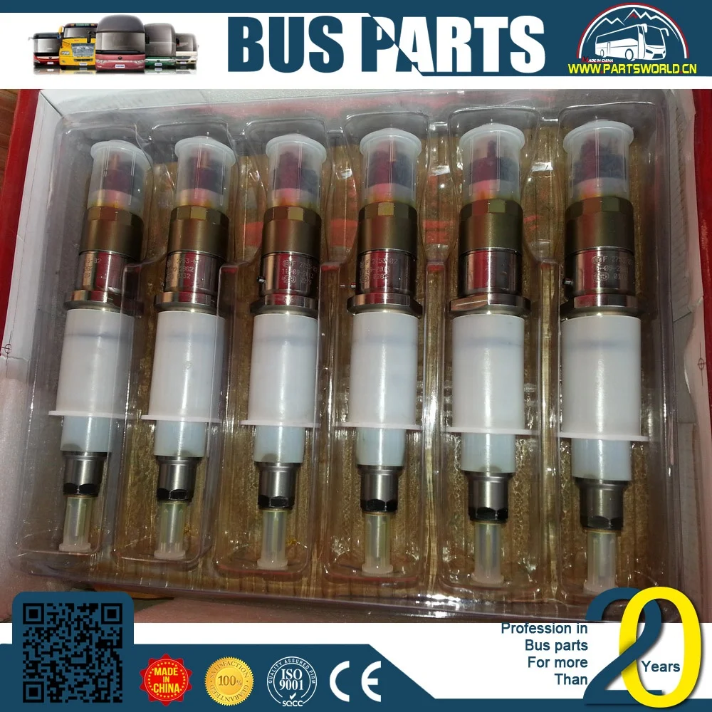  HIGER YUTONG KINGLONG ANKAI ZONDA DongFeng DFM Bus spear parts sanyi fuel injector b common rail automotive diesel