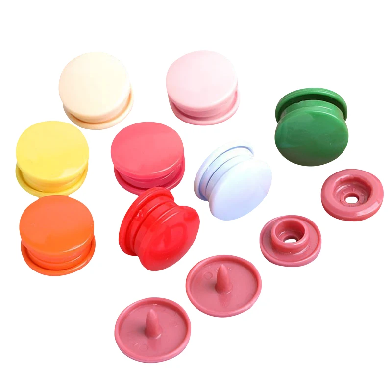 Factory wholesale Colorful button resinSnap Button T3_t5_t8_t15 Plastic Press Snap Button for Garment