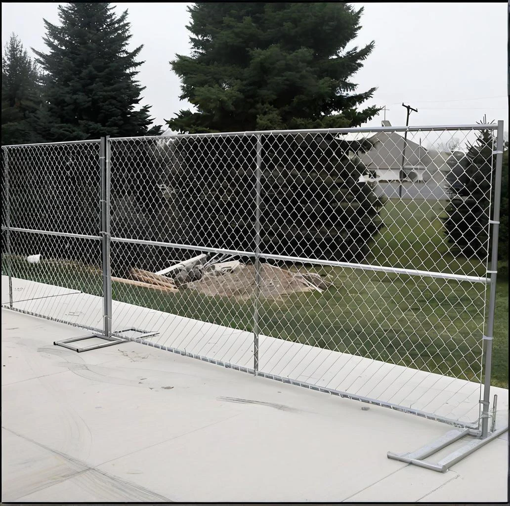 Heavy Duty Galvanized Welded Wire Outdoor Portable Ca Event Metal 6x10 Canada Temporary Fence Panel For Construction Site