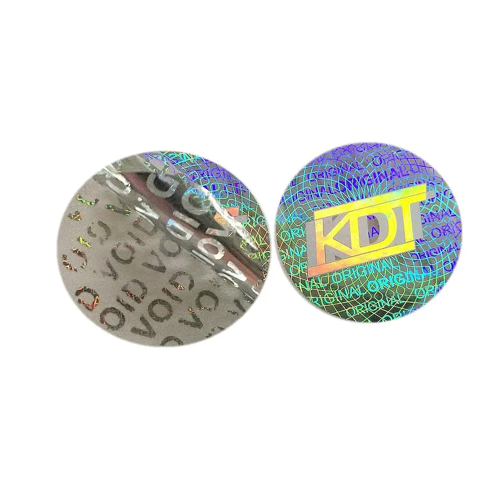 Warranty VOID tamper evident 3D laser Hologram Sticker for packaging