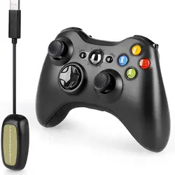 XBOX 360 Wireless Gamepad With 2.4G Receiver Joysticks & Game Controllers For Console