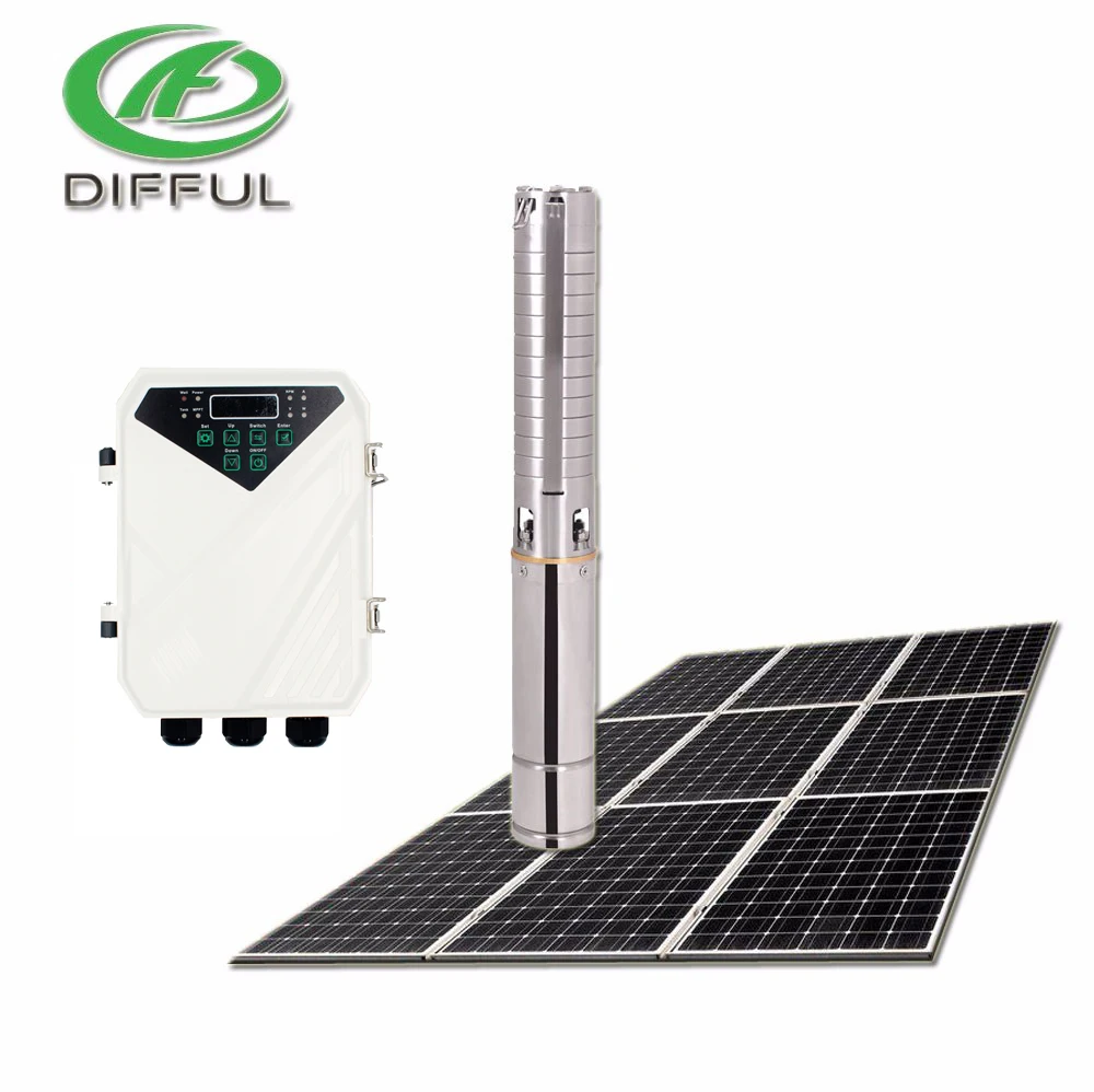 borehole solar submersible water pump solar powered water pump for irrigation