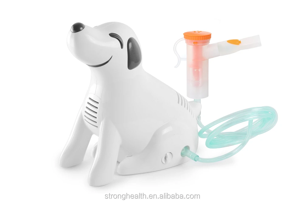 Cartoon Animal Air Compressor Nebulizer Dog Shape Inhaler Adorable Cool Mist Humidifier for Home Hospital Use