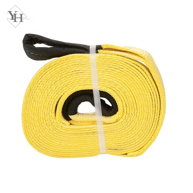 
hot sale 3inch heavy duty recovery tow straps with loop 