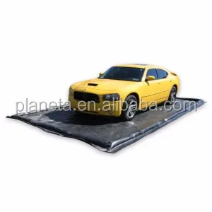 PVC Truck Inflatable Car Clean Pad PVC Portable Inflatable Car Wash Containment Mat With Water Reclamation System
