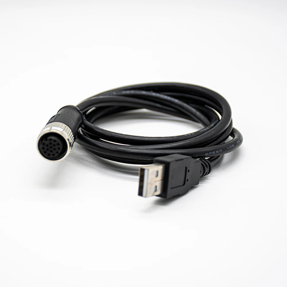 M12 USB-кабель «Мама» «папа» водонепроницаемый разъем штырь камеры провод Micro MINI IP67 RS485 RS232 2 5 8 4Pin 5P 12Pin 17Pin A