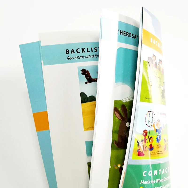 Medicine Wheel Education Catalogue Customization Flyer Catalog Booklet Brochure Printing