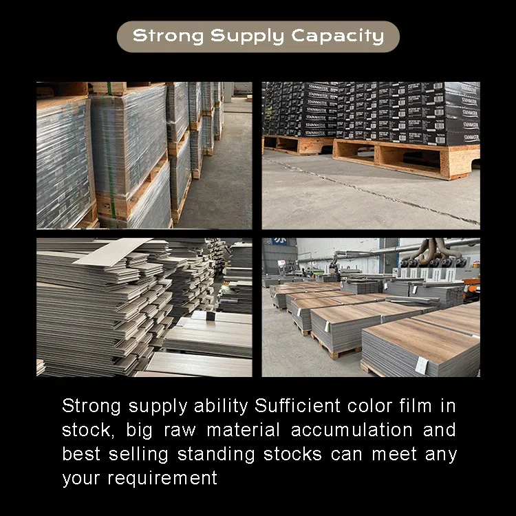 Indoor Usage WPC decking Commercial Floor Wood Design Click Pvc Flooring