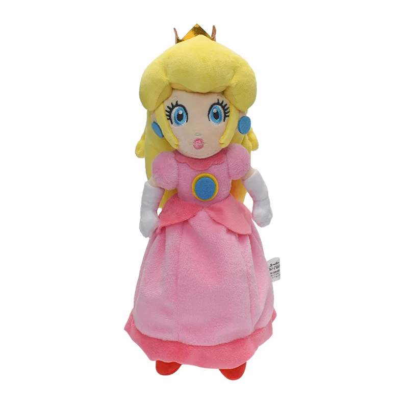 XUX 25cm Super Mario Princess Plush Doll Stuffed Figure Cartoon Pink  Yellow Daisy Blue Princess Wholesale