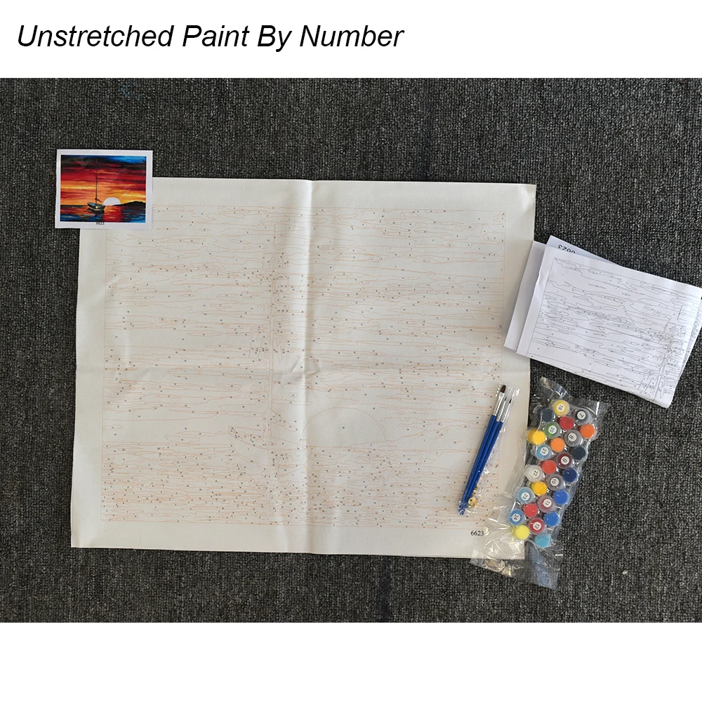 Customized Italy Water City Venice Town Night Landscape DIY Digital Paint by Numbers