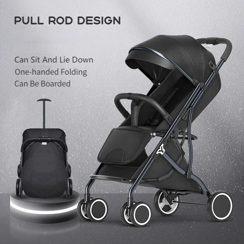 Multi-Function Lightweight Child Baby Pram 3 In 1 Wholesale Foldinsg Toddler Baby Stroller Buggy Baby Carriage