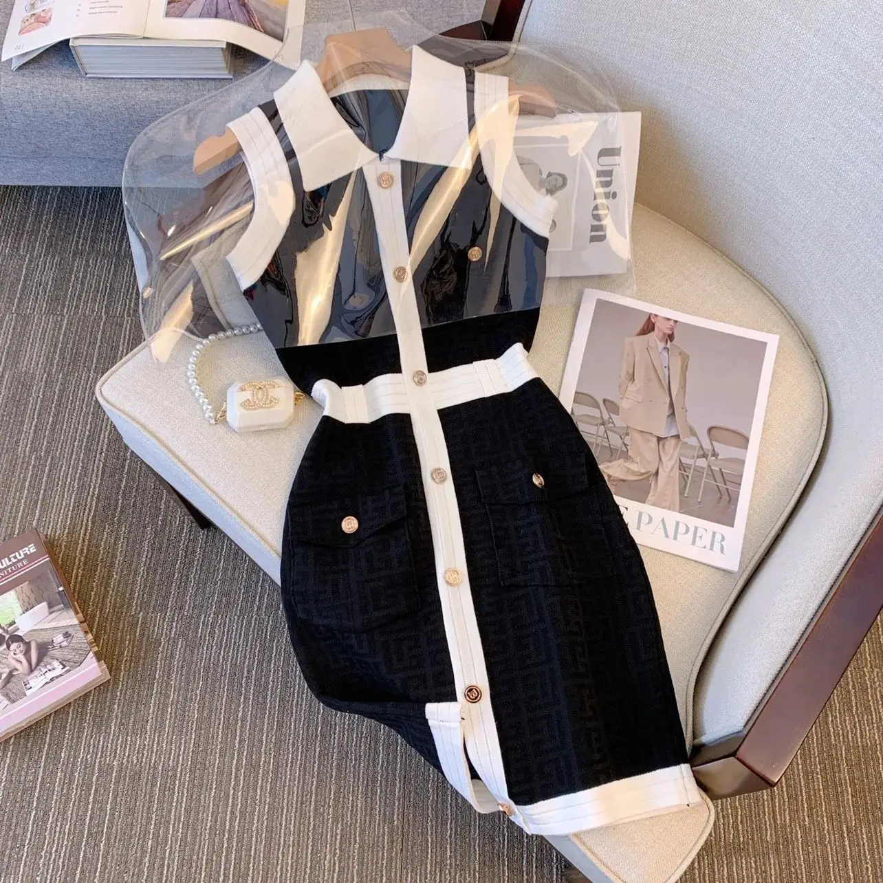 Knit Knitted Sexy Mini Dress Women Japan Korean Fashion Kpop Bodycon Wrap Slim Short Dresses Office Ladies 2024 New in