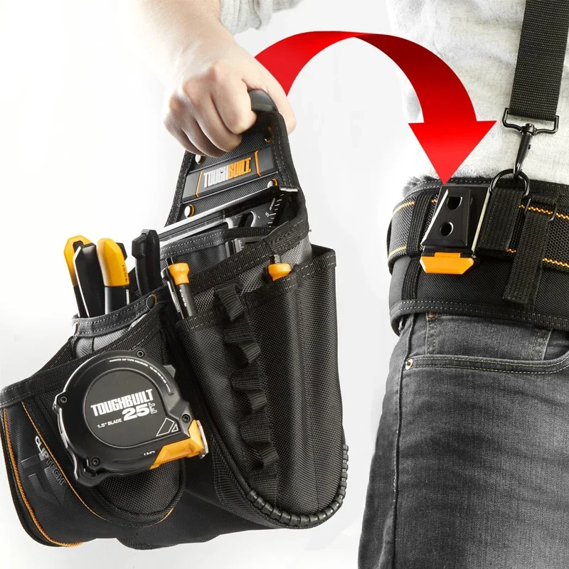 TOUGHBUILT TB-CT-150 Clip Tech Hubs 3PCS Arrange Storage Sundries  Rugged Steel Pivot Pins Tote Hand Tool Accessories