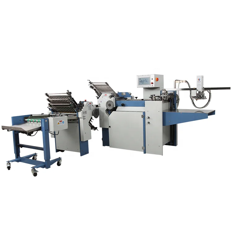 Automatic Combined Paper brochure paper creasing machine folding paper processing machinery