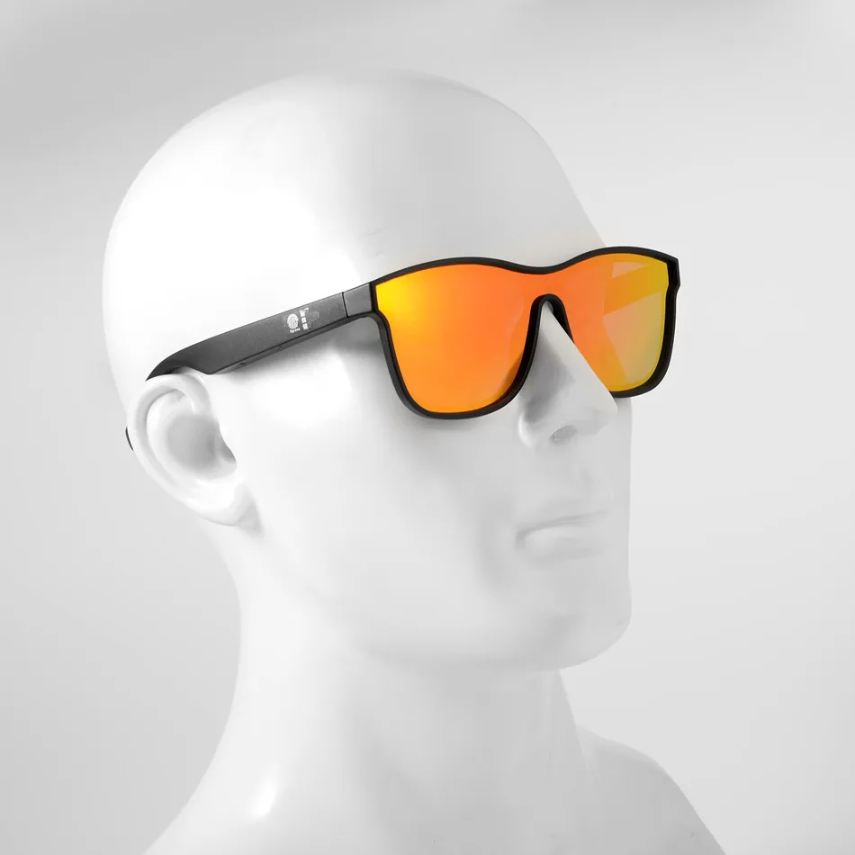 silver lenses sunshade fishing intelligent WhatsApp Wechat polarized lunette de soleil avec naushnik bluetooth sunglasses smart