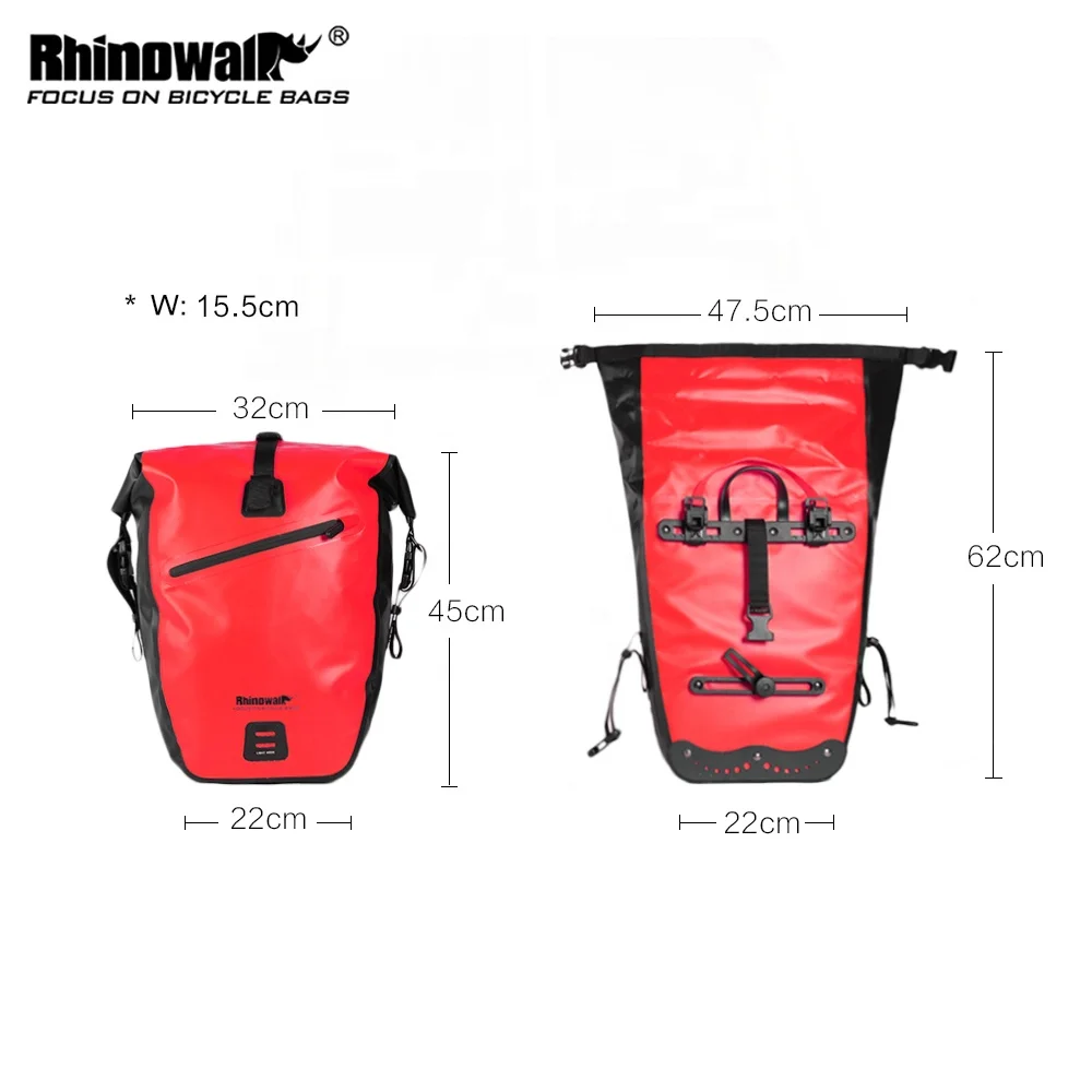 Rhinowalk многофункциональный дорожный велосипед Водонепроницаемый боковой сумка для багажника хвост велосипеда