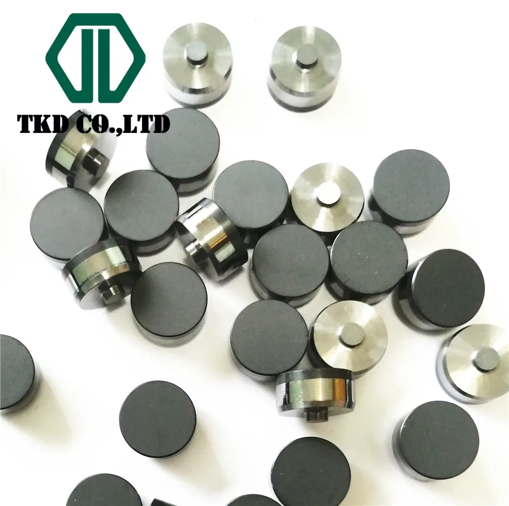 Polycrystalline Diamond PDC Cutter Inserts with step For marble Quarry Chainsaw