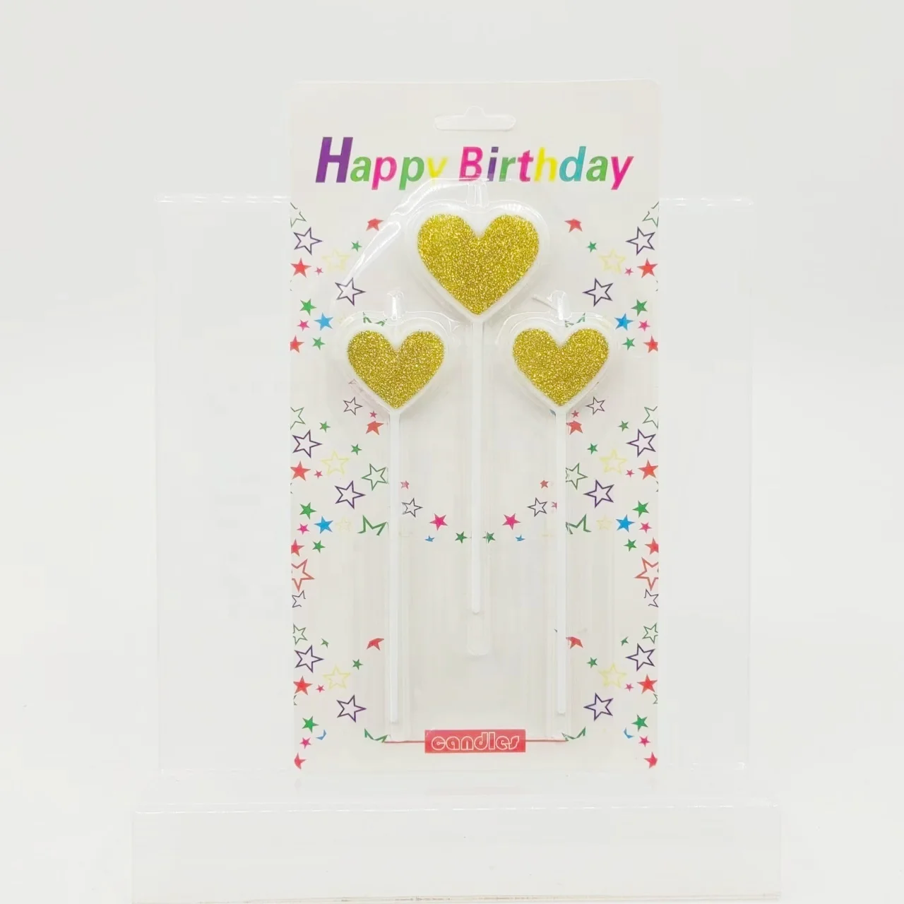 Hot Selling cotton wick molds letter shaped birthday candle for mothers