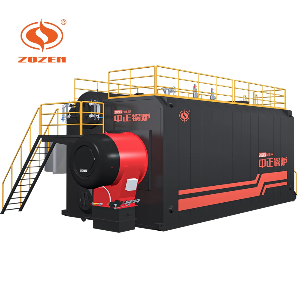 4000kg 4 Ton Horizontal Lpg Gas Diesel Oil Steam Boiler Price