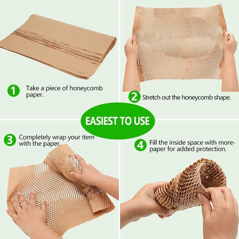 Corrugated Insert Honeycomb Cardboard Packaging Premium Paper Brown Honeycomb Cardboard