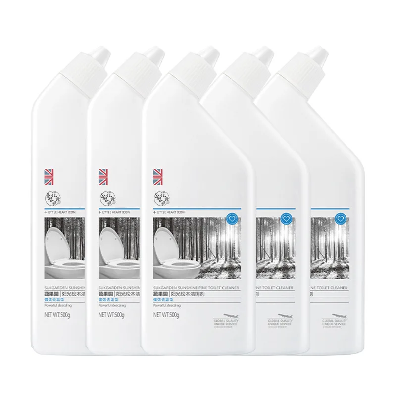 OEM custom toilet cleaner strong descaling yellow cleaning sterilization fragrance