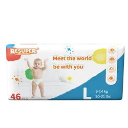 Besuper Free Sample Baby adult diapers Ultra Thin Soft Disposable diaper nappies looking for distributor