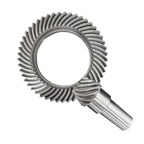 90 degree angle forging steel crown wheel pinion bevel gear coupling set