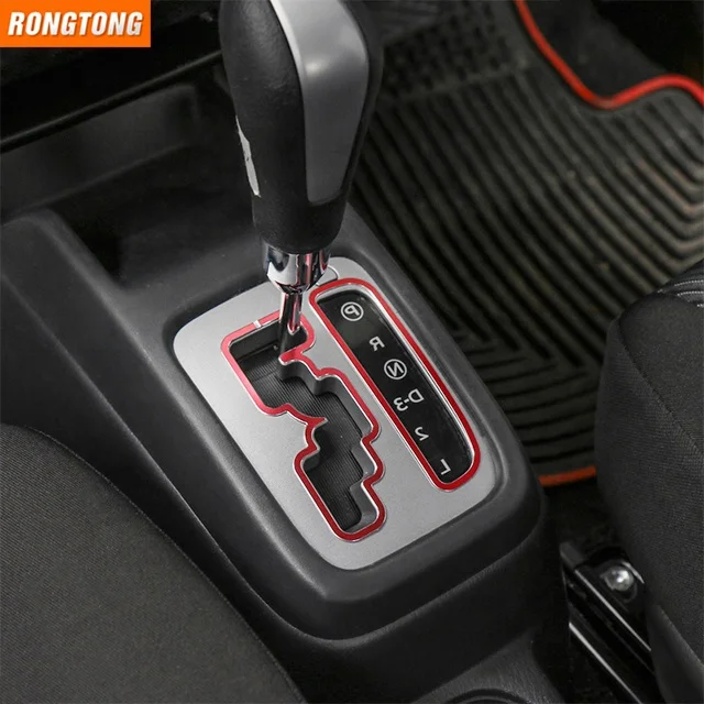 Interior Car Console Transfer Frame Gear Shift Box Ring Panel Cover for Suzuki Jimny 2007-2017