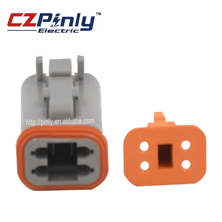 4 Pin Connectors DT Series Female Auto Deutsch Connector DT06-4S
