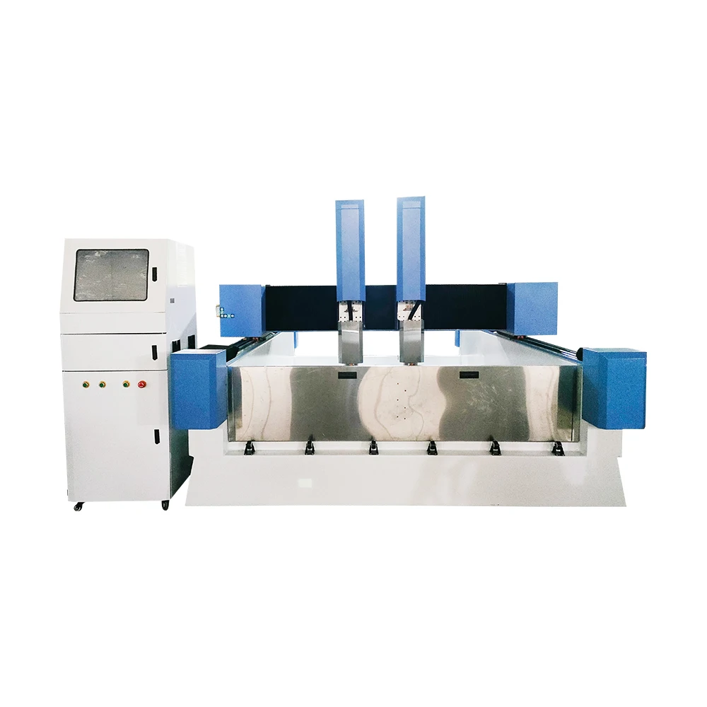 Global export expertise Marble Stone CNC Router 1825 With 2 Spindles Stone Engraving Machine