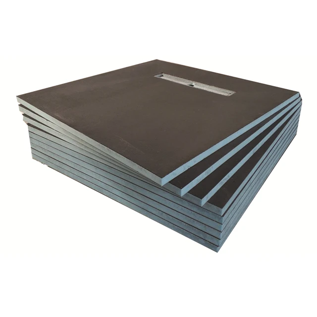 XPS FOAM PERIMETER LINEAR DRAIN SHOWER TRAY, PRE FABRICATED SHOWER PAN, THERMAL INSULATION LIGHTWEIGHT, WET BATHROOM