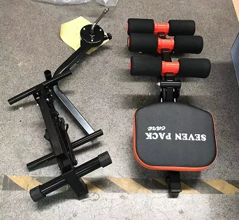 Foldable Home Fitness Power Shaper Machine AB Abdominal Coaster Trainer with LCD Display