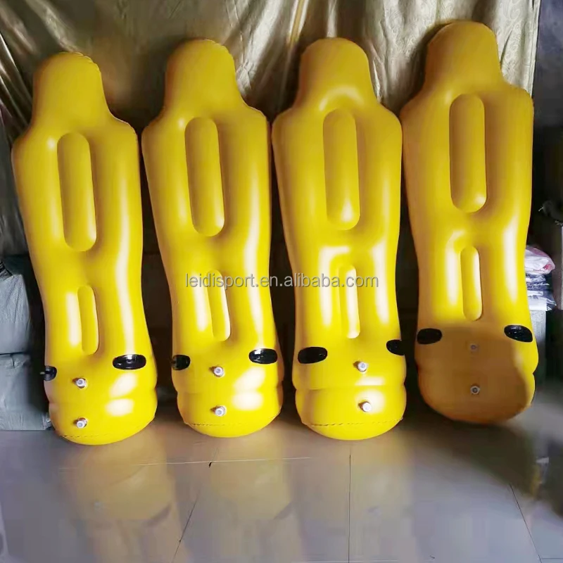 Wholesale Football Field Training Equipment Football Free kick Inflatable Human Wall 1.75 M Football Dummy