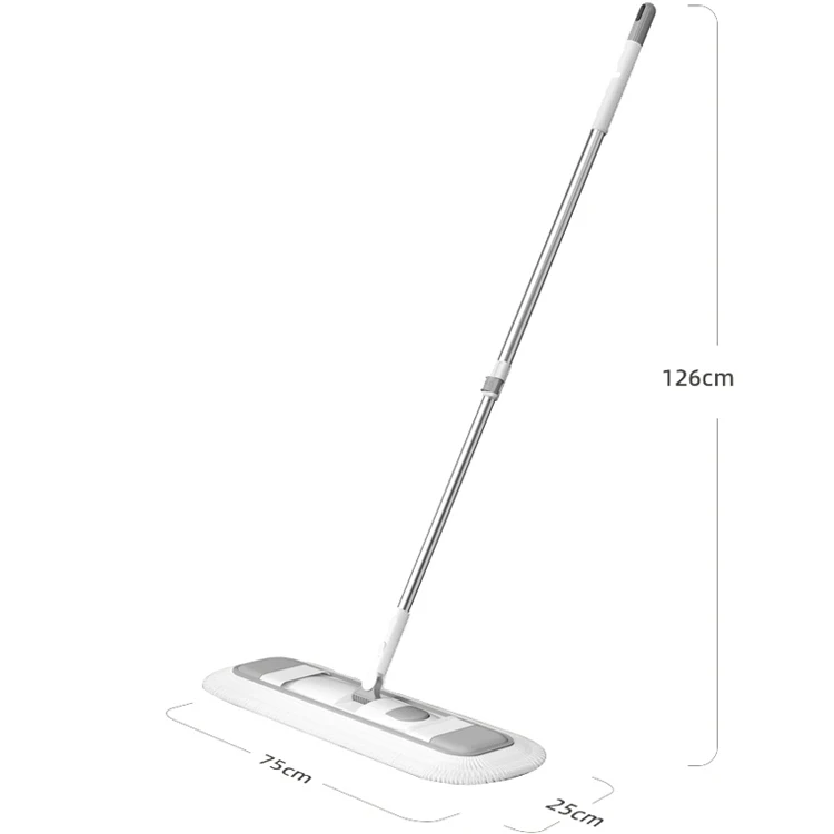 New design super absorbent microfiber wet and dry 360 wash magic  flat mop for floor cleaning