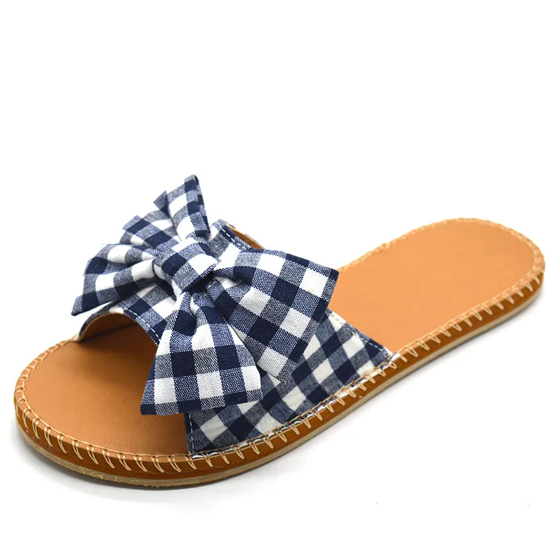 Fashionable Flower Shape Upper Summer Beautiful Latest Women Flat Sandals