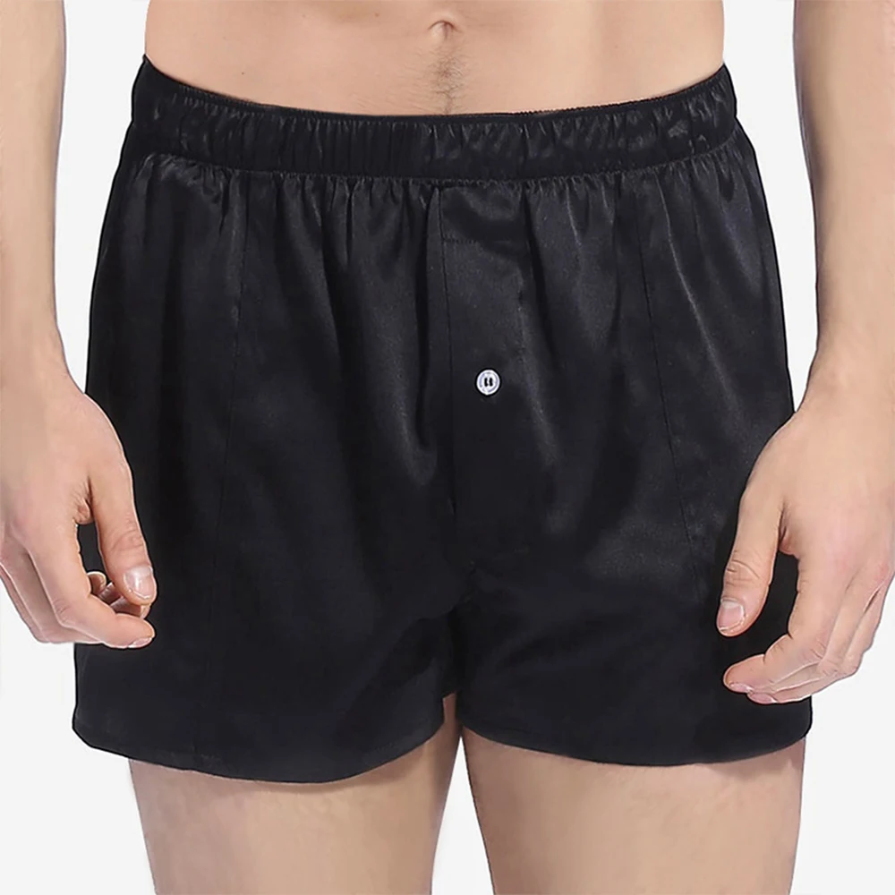 China Manufacturer Mulberry Silk Men Silk Boxer Brief Underwear Luxury Silk Underwear Men