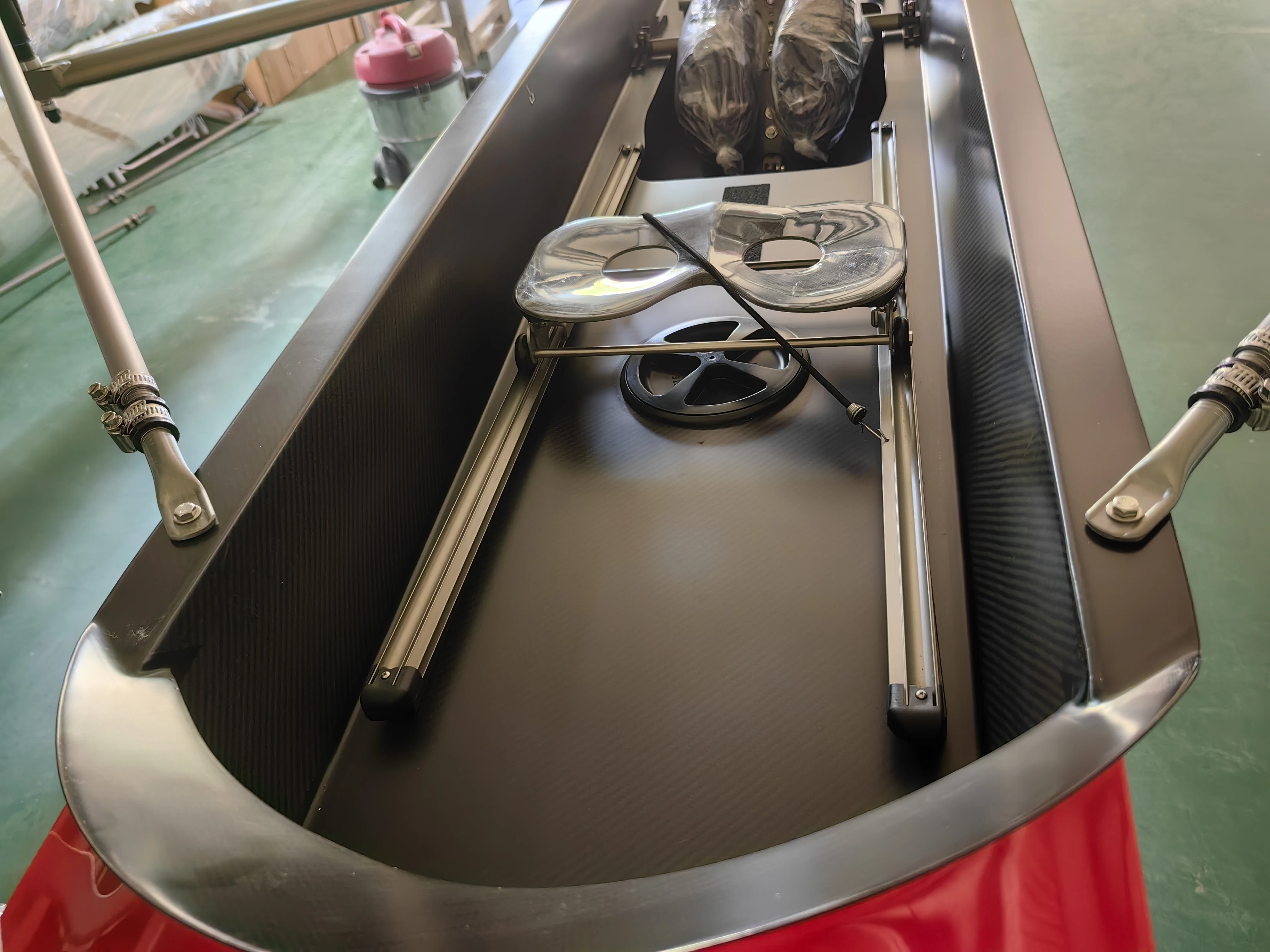 2023 New Customizable Color Carbon fiber competitor rowing boat 2X